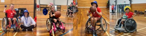 Inclusive sport. Photo's of different para sports