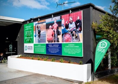 The outside of the Sporting Wheelies gym, based in Brisbane.