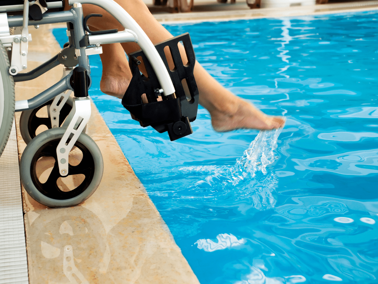 Hydrotherapy web tile